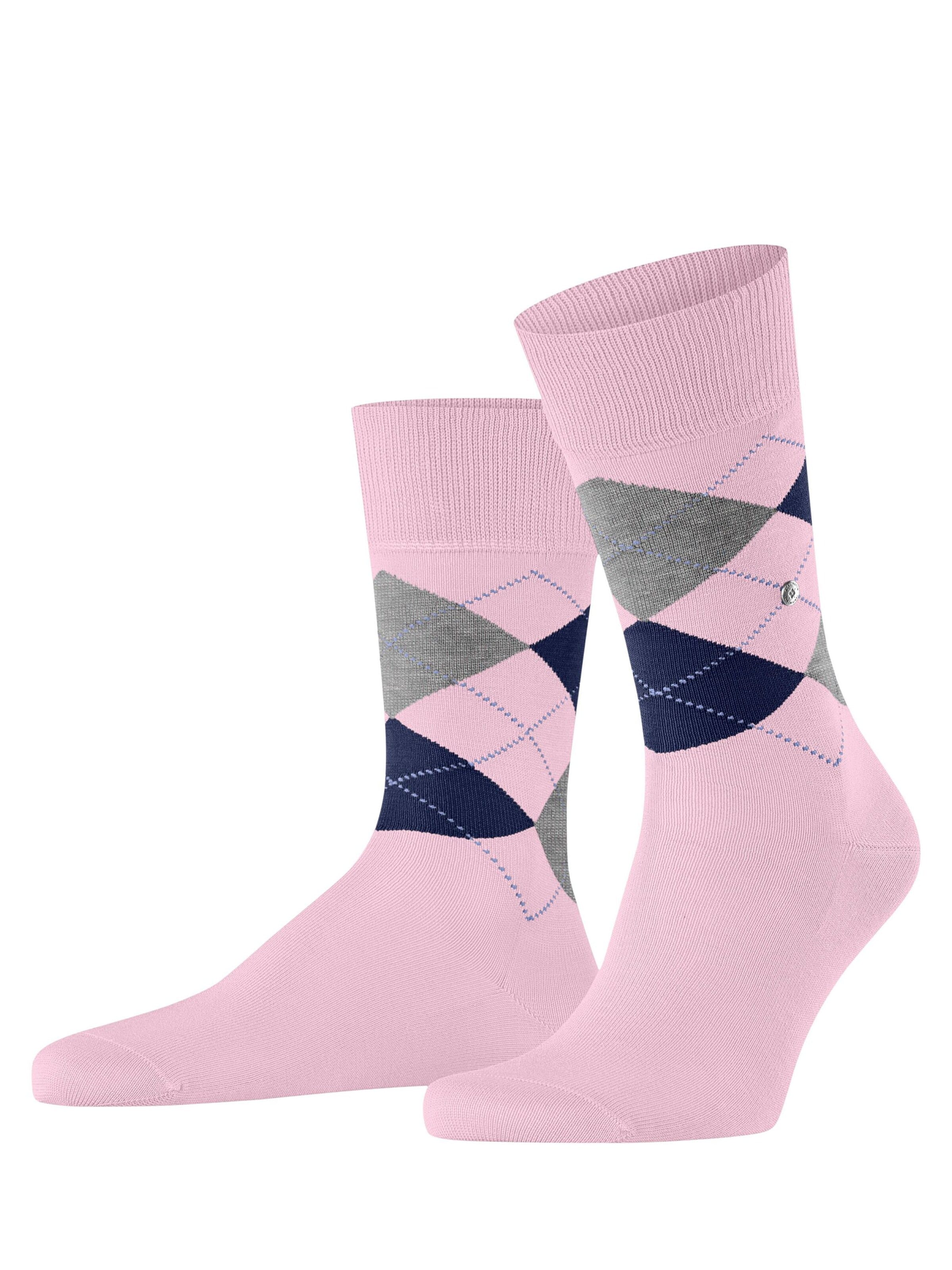 BURLINGTON Socks 'Manchester' in Pink: front
