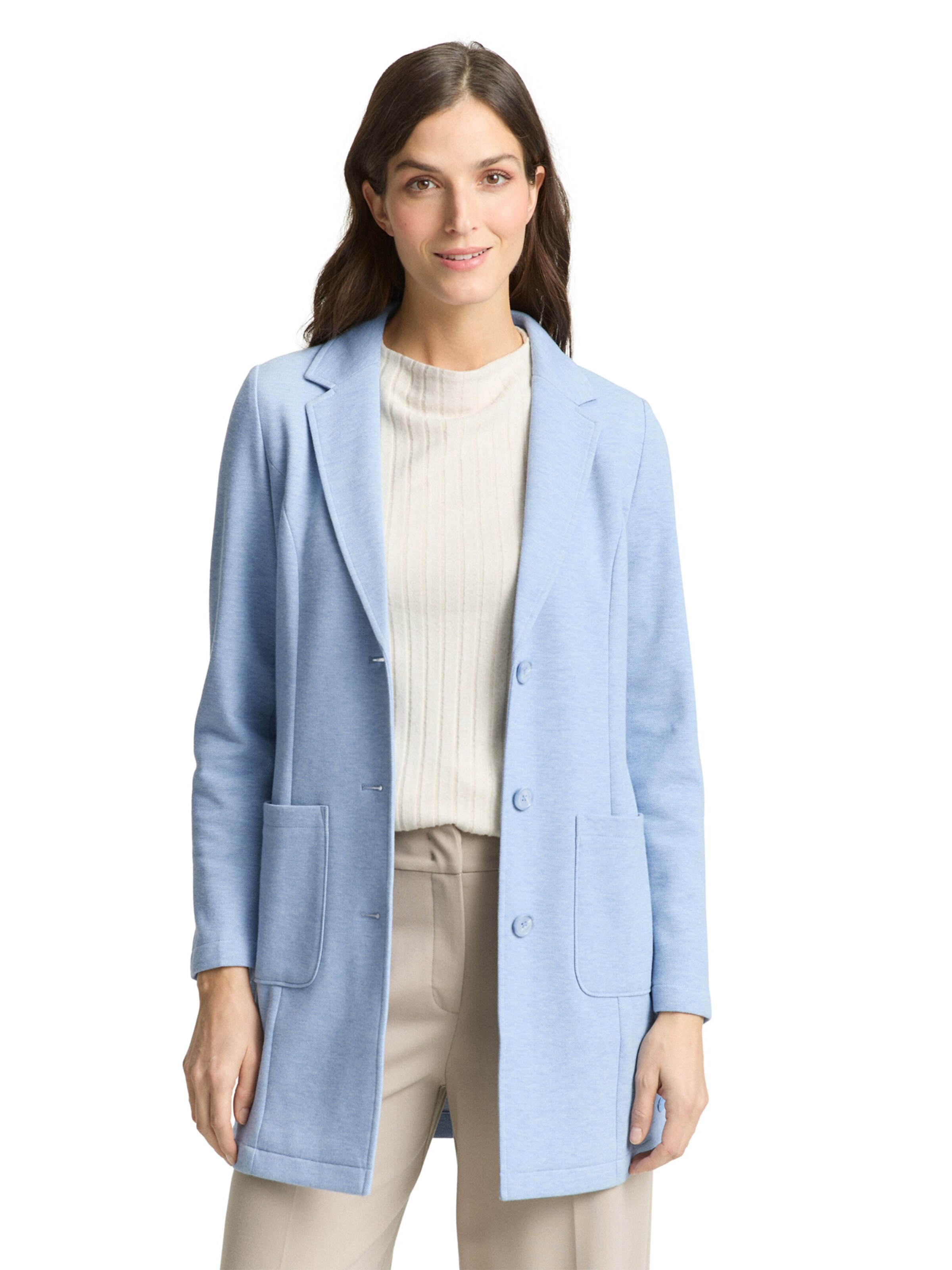 TOM TAILOR Marynarka w kolorze niebieski: przód