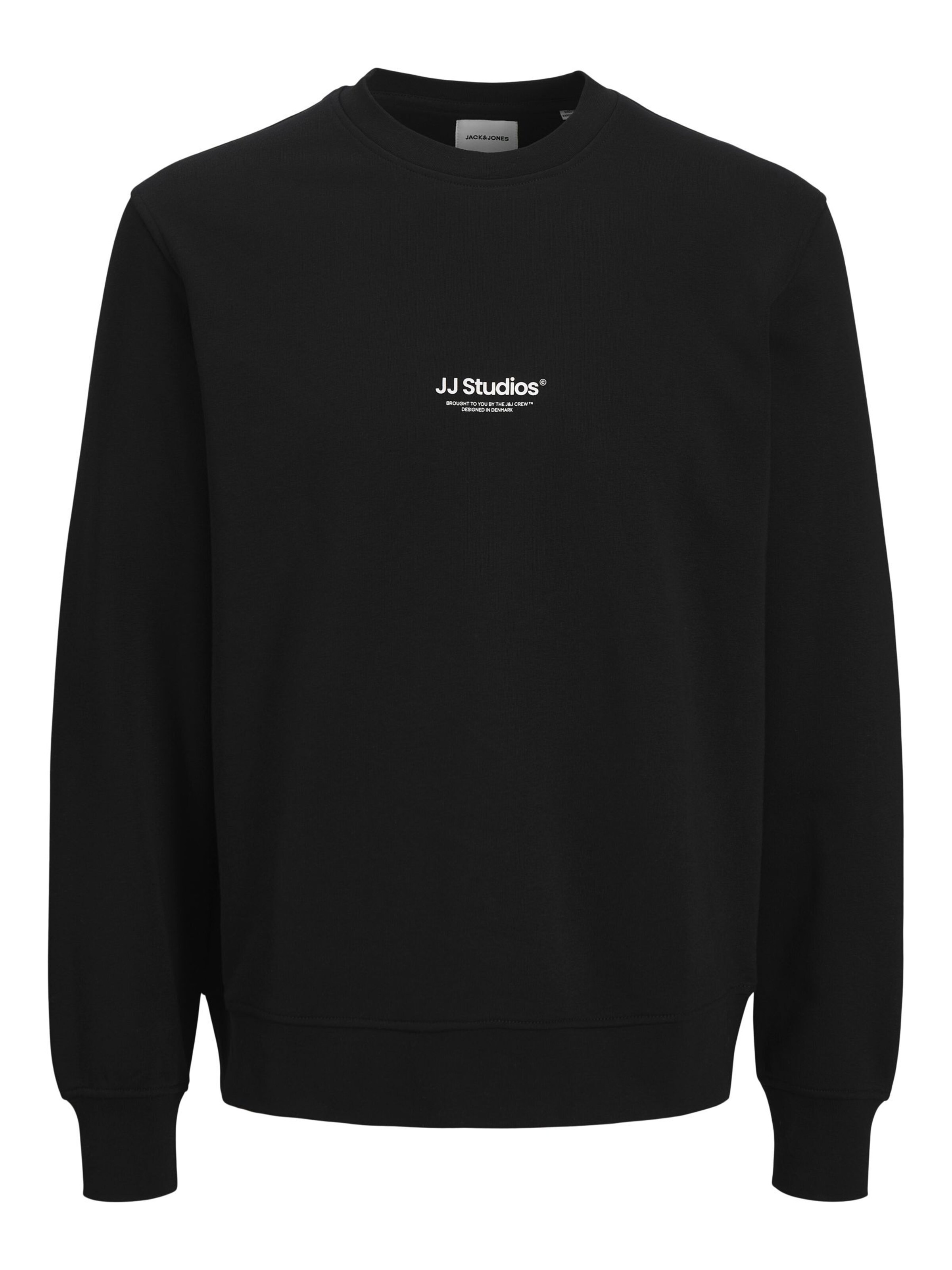 Jack & Jones Plus Μπλούζα φούτερ 'JJESOHO' σε μαύρο: μπροστά