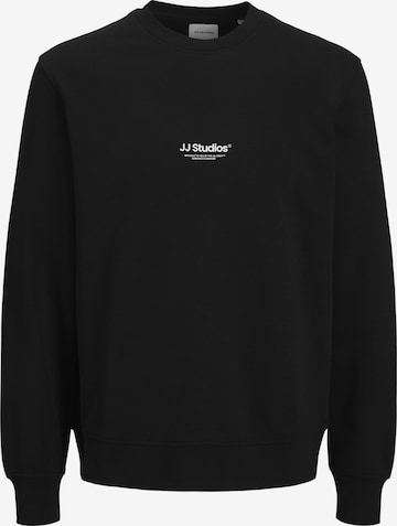 Jack & Jones Plus Μπλούζα φούτερ 'JJESOHO' σε μαύρο: μπροστά