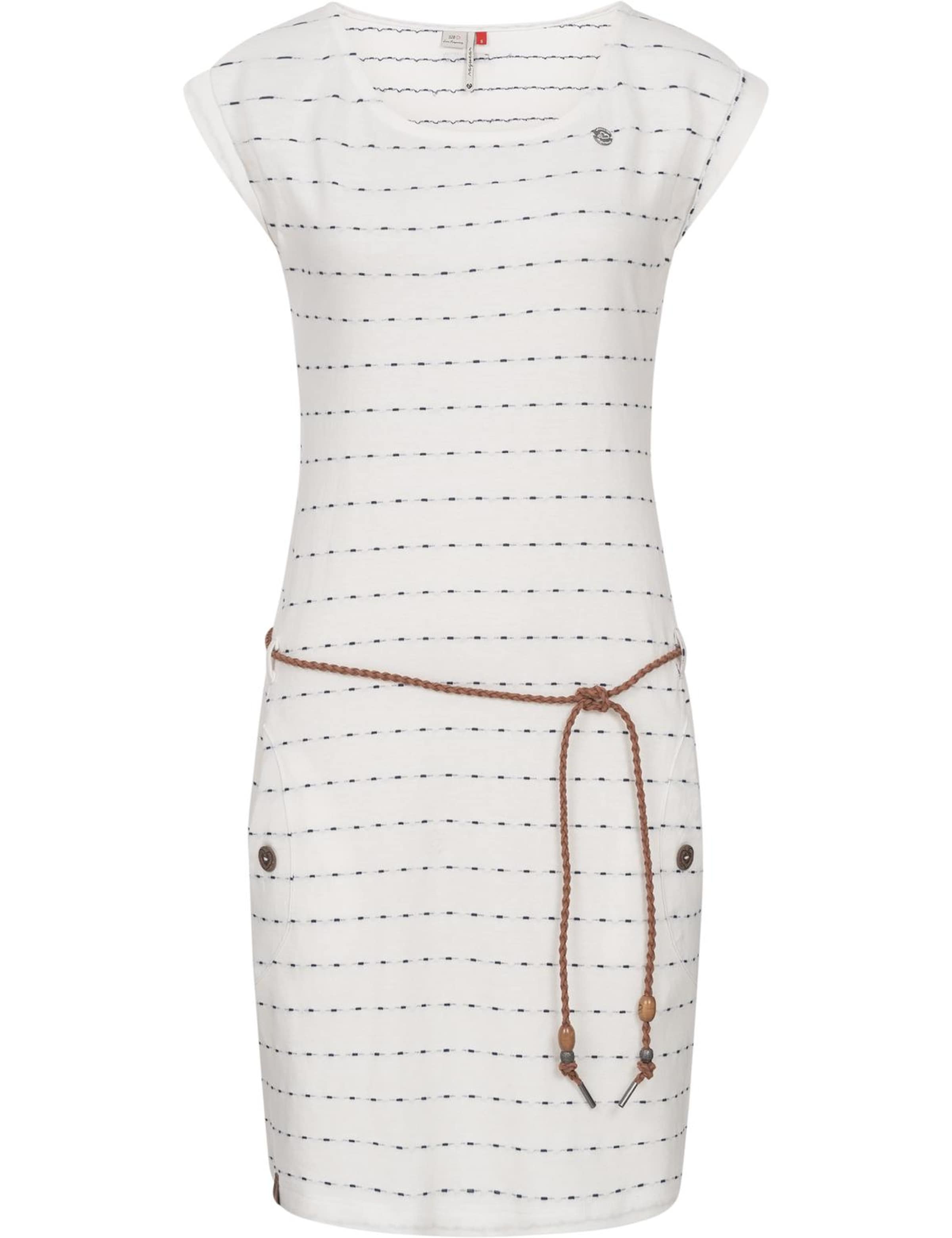 Ragwear Kleid 'Tag' in Weiß: Vorderseite