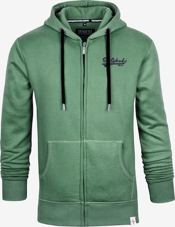 Sweat-shirt ' Norman ' SPITZBUB en vert : devant