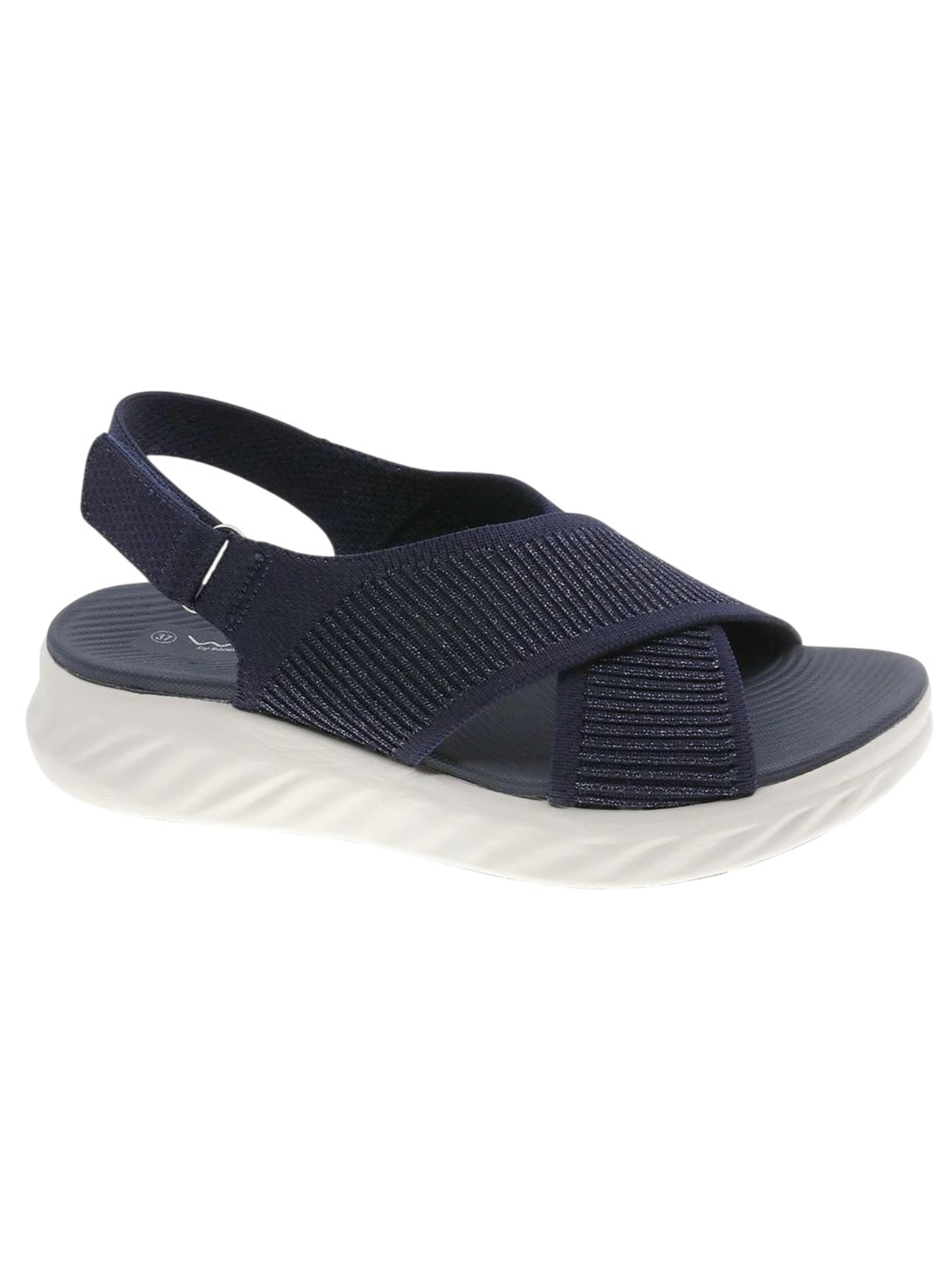 Beppi Sandale in Blau: Vorderseite