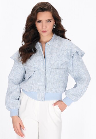 Veste mi-saison faina en bleu : devant