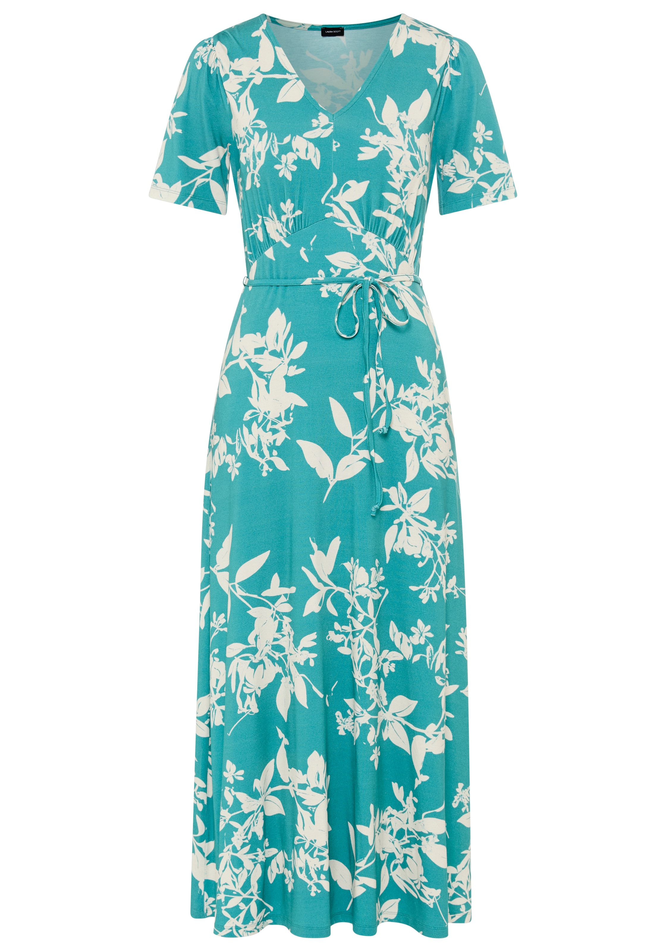 LAURA SCOTT Dress in Green: front