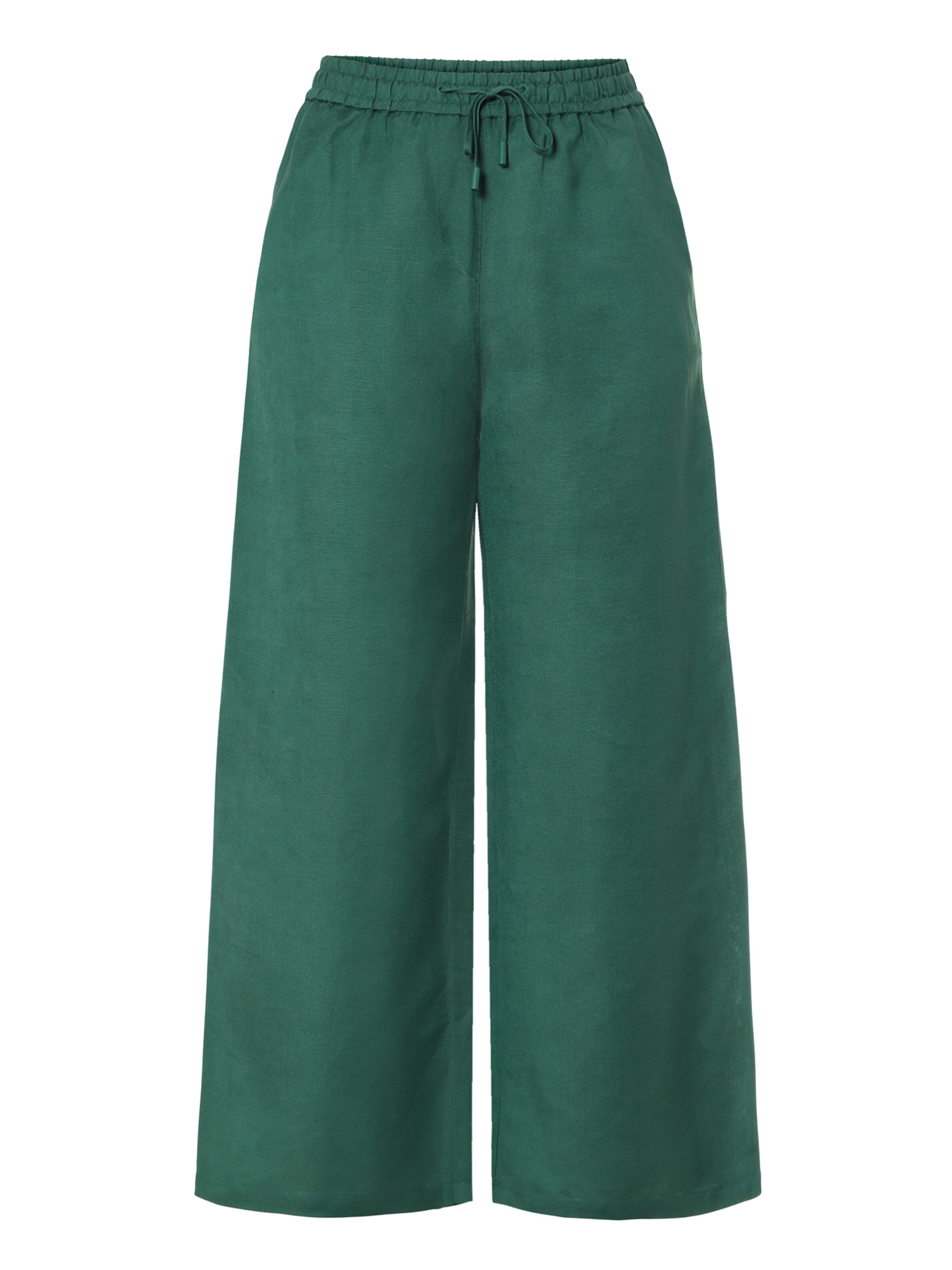 TATUUM Wide leg Broek 'Pulio 1' in Groen: voorkant
