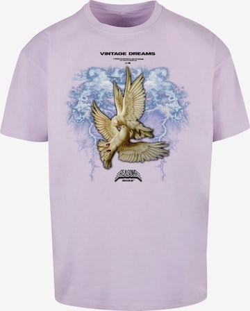 MJ Gonzales Shirt 'VINTAGE DREAMS' in Purple: front