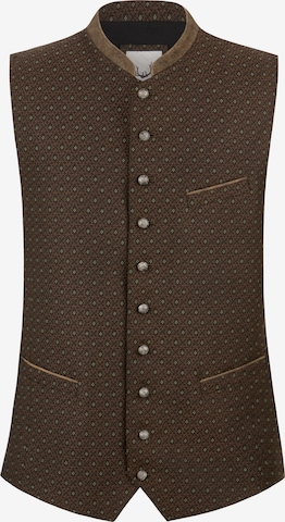 STOCKERPOINT Weste 'Hudson' in Braun: Vorderseite