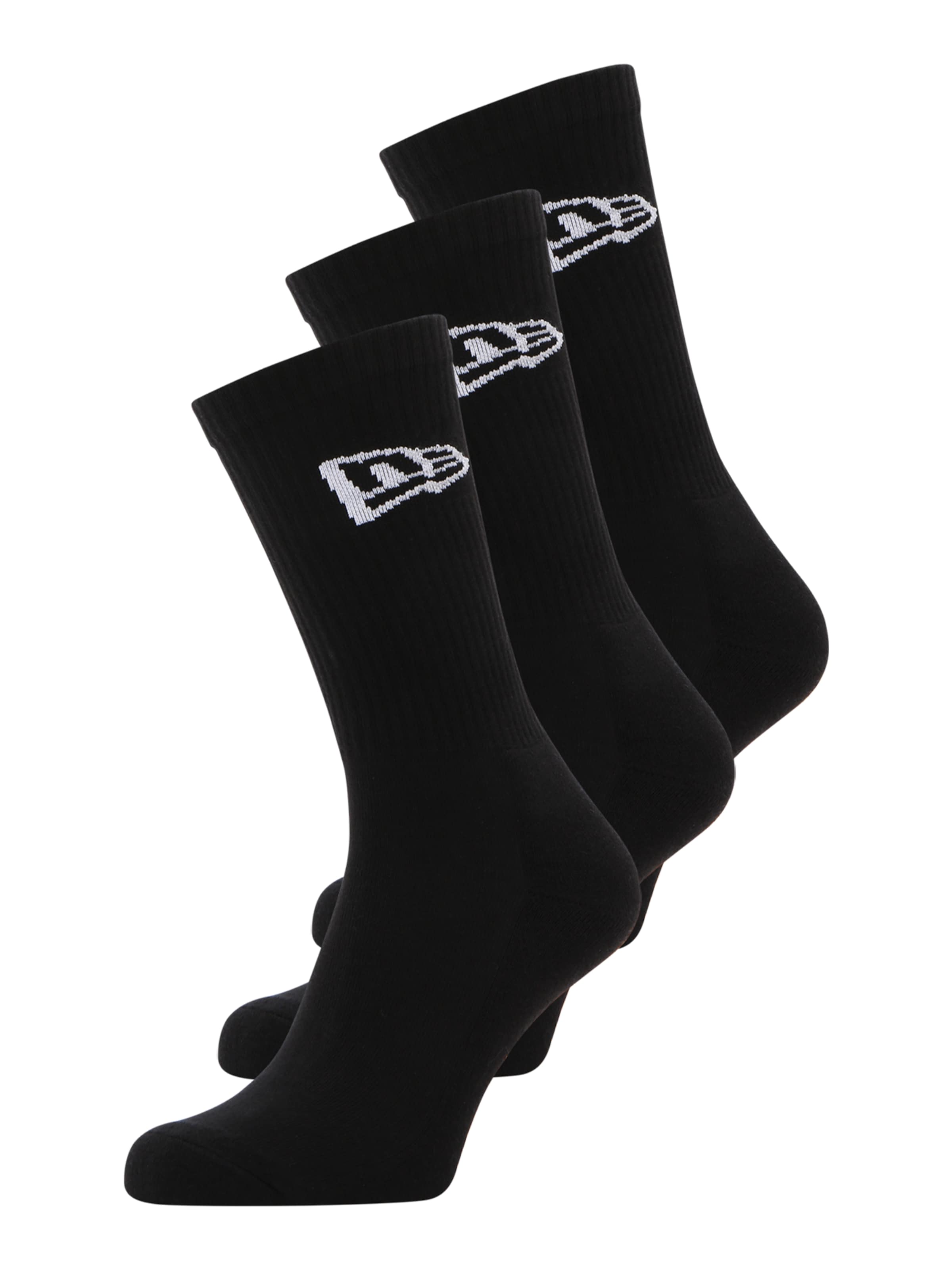 NEW ERA Sockor i svart: framsida