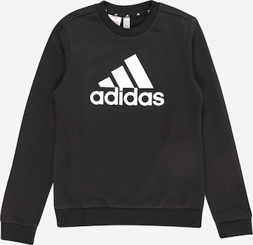 ADIDAS SPORTSWEAR Sportief sweatshirt 'Essentials Big Logo ' in Zwart: voorkant