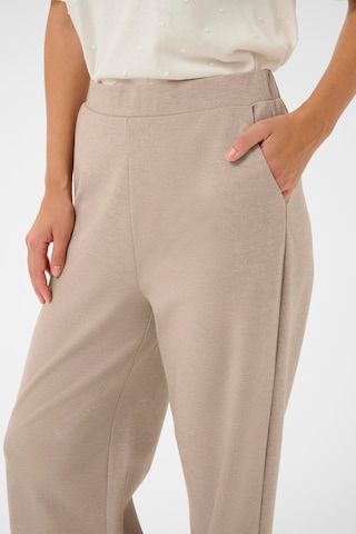 Wide Leg Pantalon 'CRAnett' Cream en beige