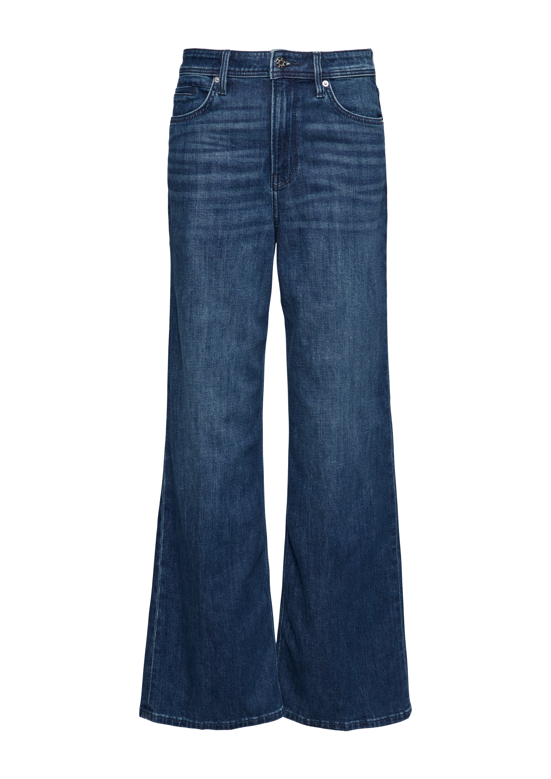 s.Oliver Wide leg Jeans 'Suri' in Blauw: voorkant