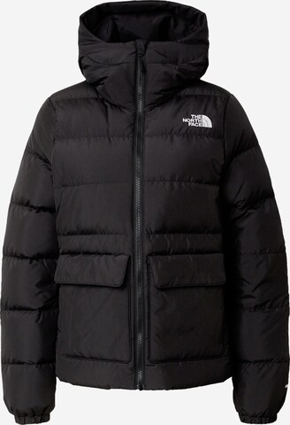 THE NORTH FACE Outdoorová bunda 'Gotham' – černá: přední strana