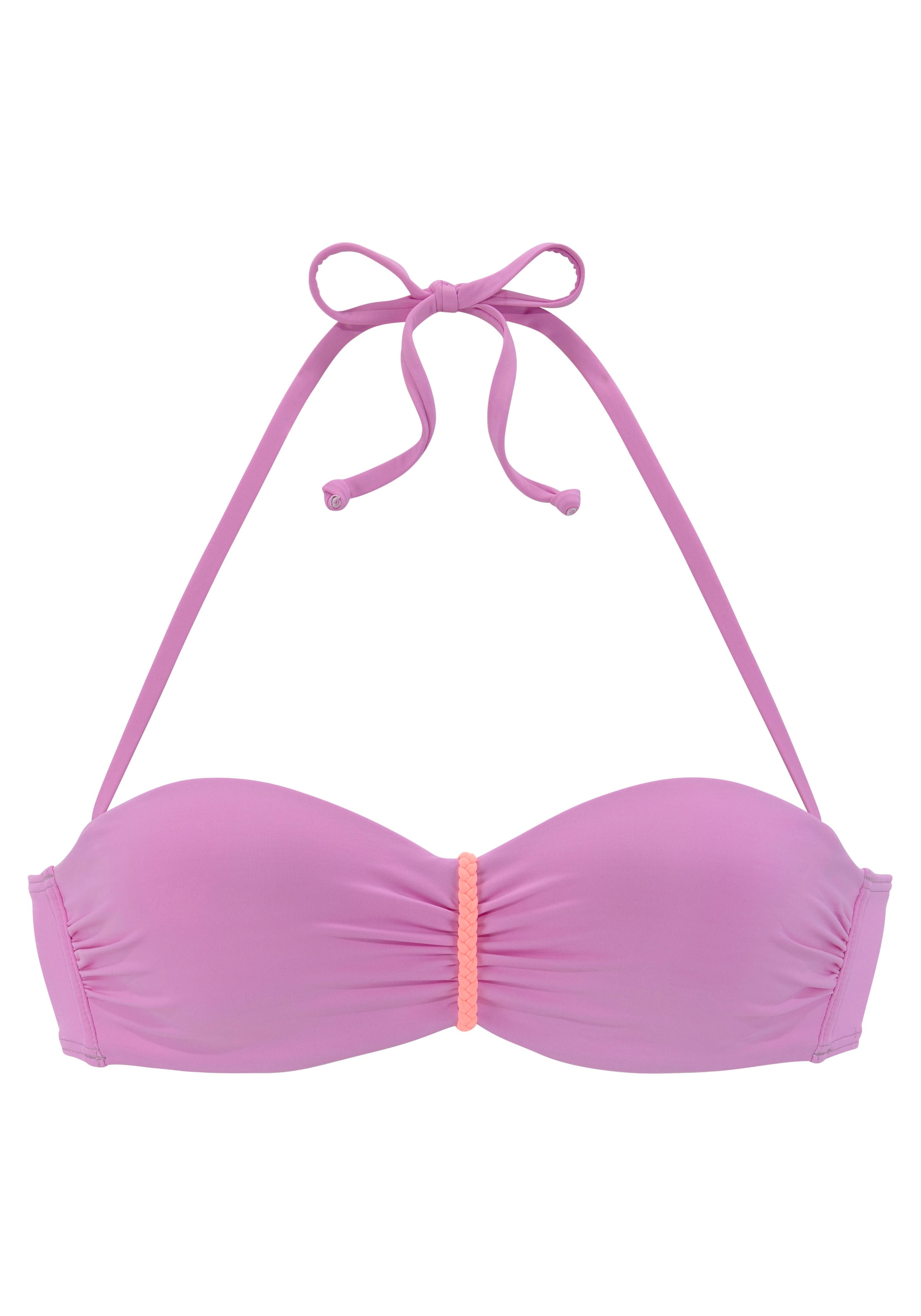 Bandeau Hauts de bikini VENICE BEACH en violet : devant