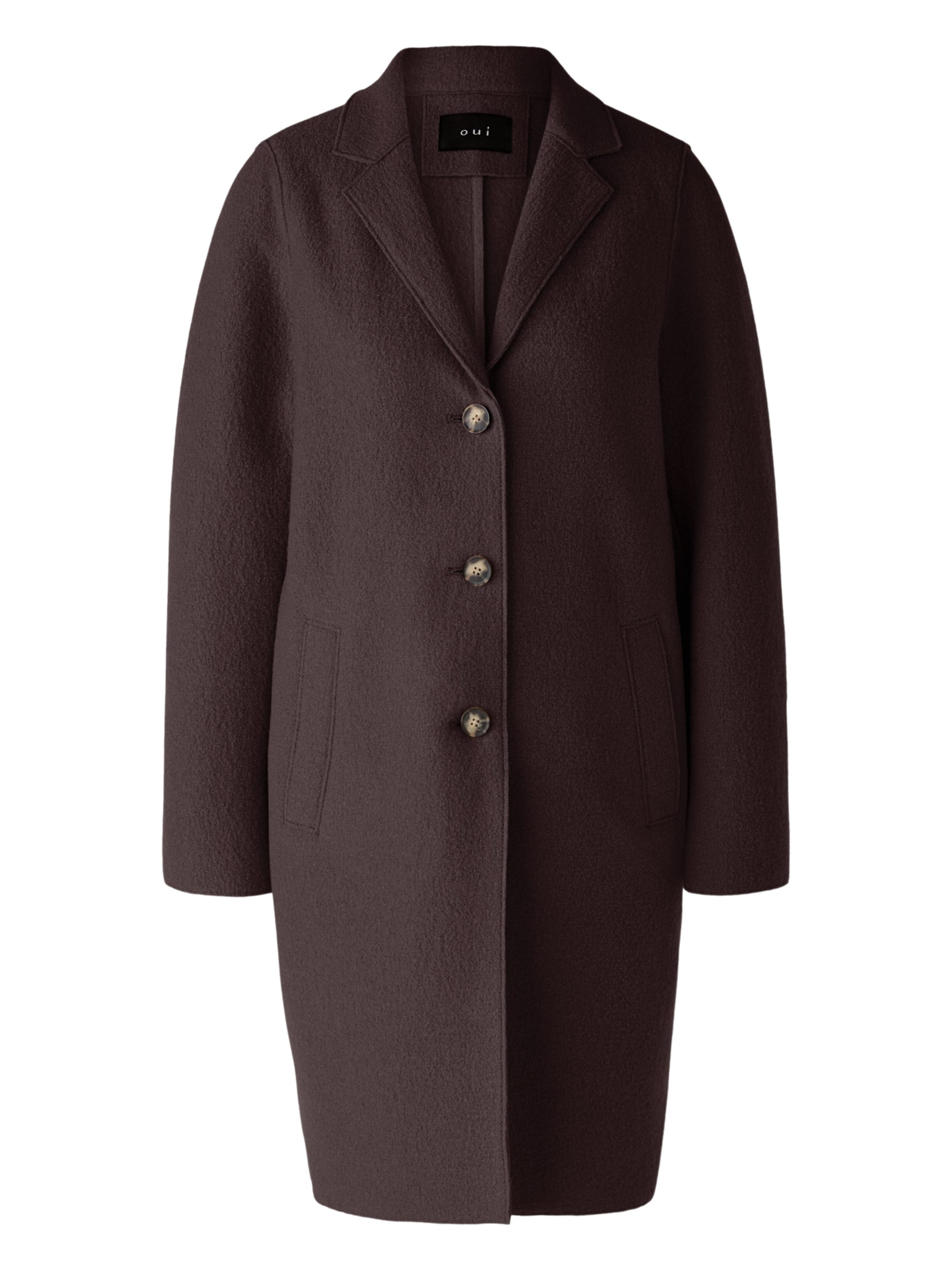 OUI Mantel 'Mayson' in Braun: Vorderseite