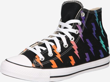 CONVERSE Σνίκερ ψηλό 'Chuck Taylor All Star' σε μαύρο: μπροστά