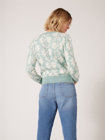 Pull-over 'Mflorette' NAF NAF en vert