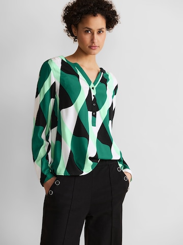 Camicia da donna 'Bamika' di STREET ONE in verde: frontale