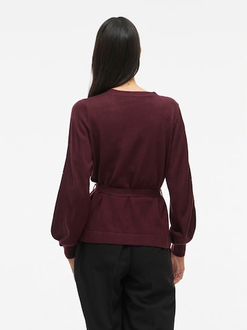 VILA Knit cardigan 'VIAVA' in Red