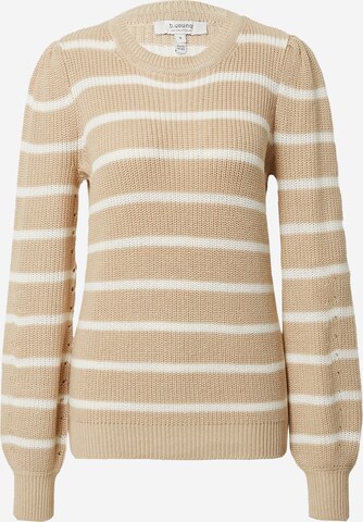 b.young Sweater 'MILJA' in Brown: front