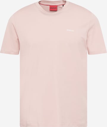 HUGO Red T-Shirt 'Dero' in Pink: predná strana