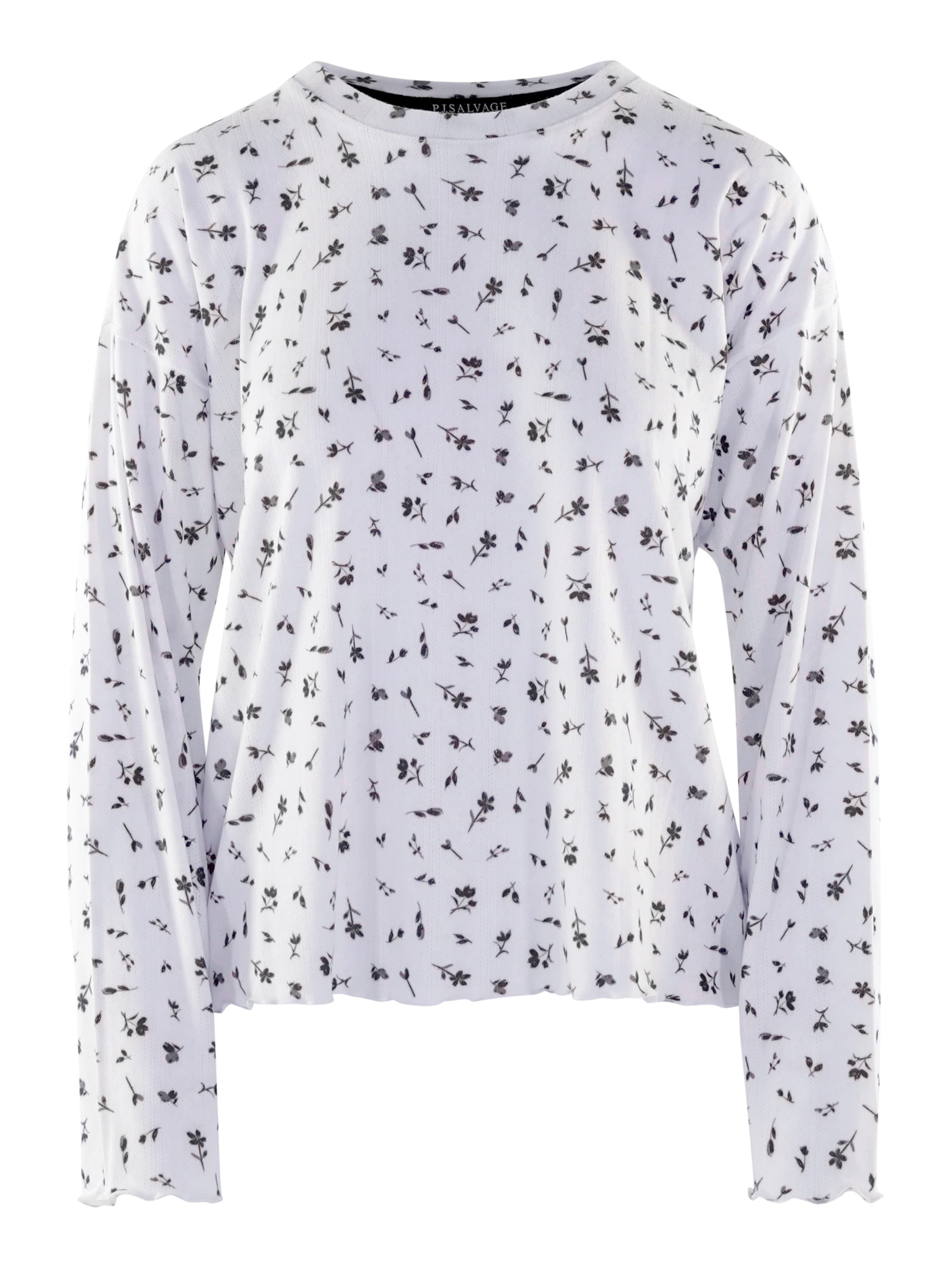 PJ Salvage - Camiseta para dormir 'Around The Edges' en blanco: frente