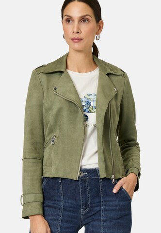 Veste mi-saison zero en vert : devant