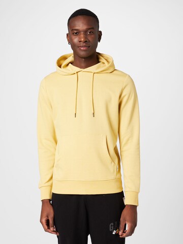 JACK & JONES Mikina – žlutá: přední strana