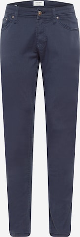 JACK & JONES Slimfit Nadrág 'Glenn' - kék: elől