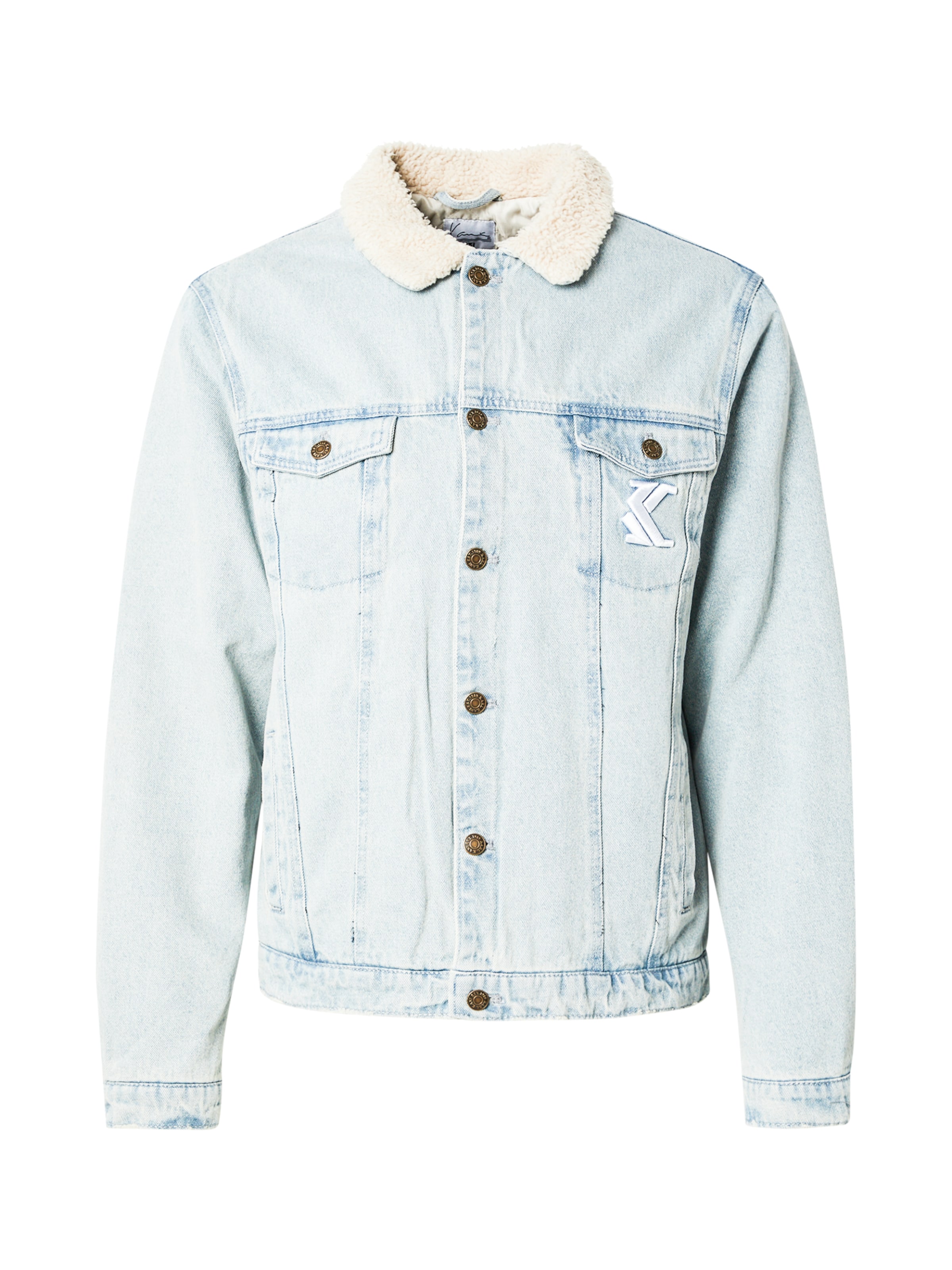 Karl Kani Jacke in Blau: Vorderseite