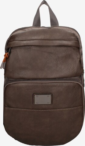 Zaino di Coveri Collection in marrone: frontale