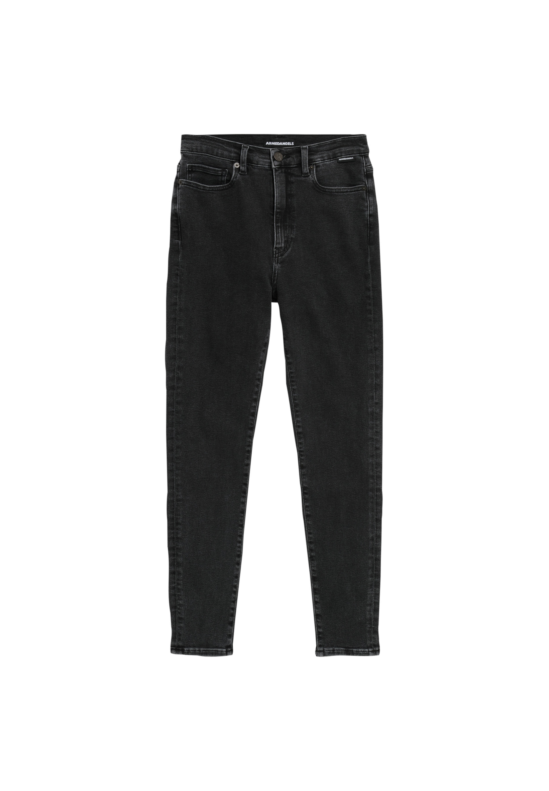 ARMEDANGELS Skinny Jeans 'Ingaa' in Zwart: voorkant