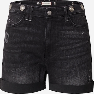 Coupe slim Jean 'DOLORES' GUESS en noir : devant