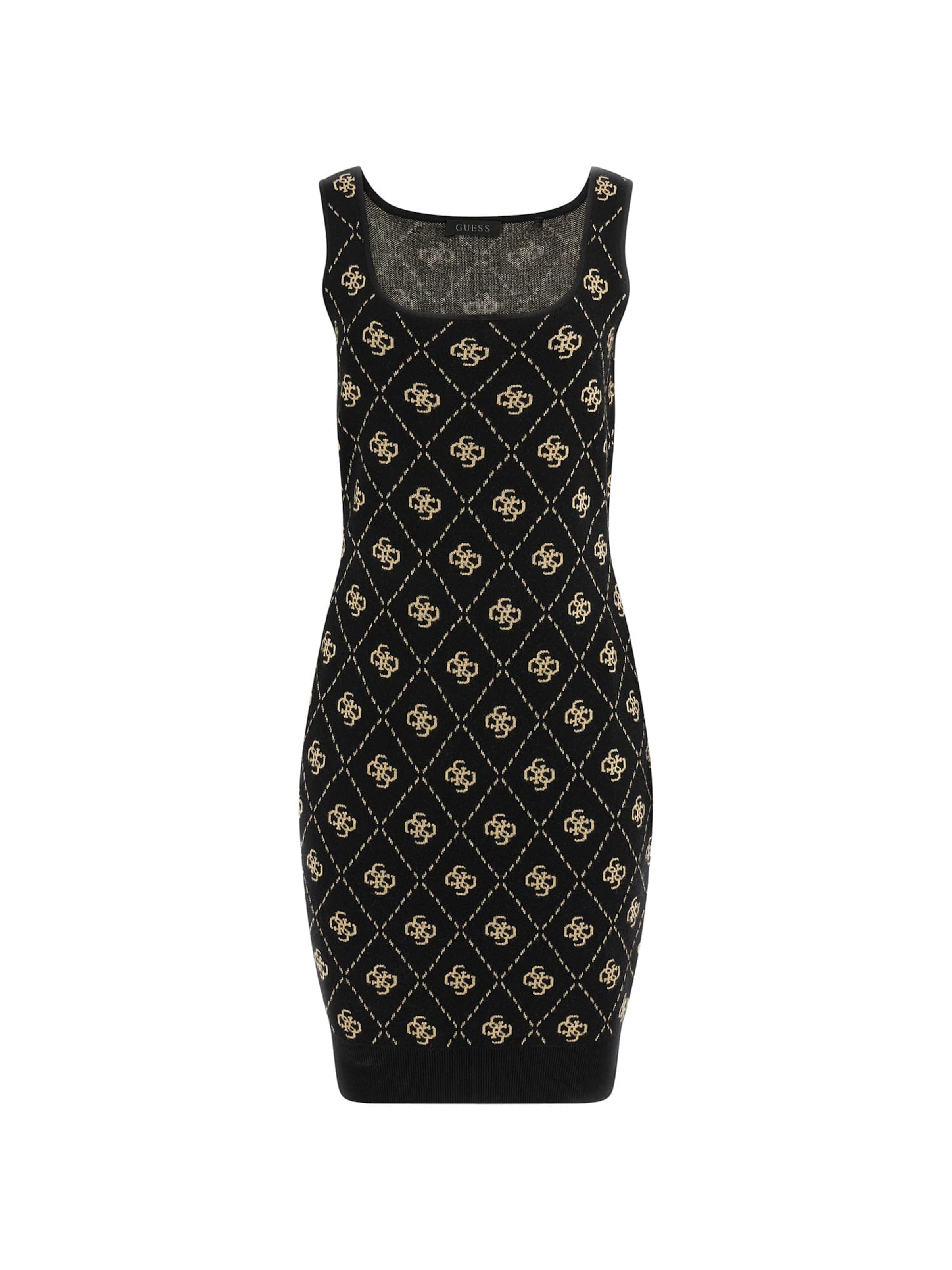 GUESS Obleka 'Sarah' | bež / črna barva, Prikaz izdelka