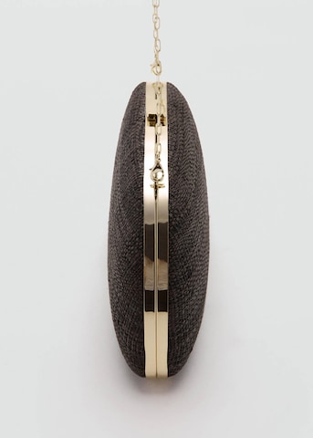 MANGO Clutch 'Monir' in Braun