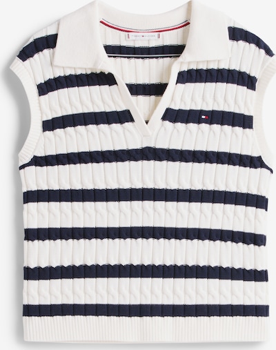 Megztinis iš TOMMY HILFIGER, spalva – nakties mėlyna / balta, Prekių apžvalga