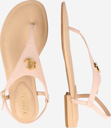 Lauren Ralph Lauren Teenslipper 'Ellington' in Roze