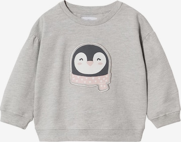 Sweat 'Friendy' MANGO KIDS en gris : devant