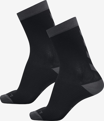 Hummel Athletic Socks in Black: front