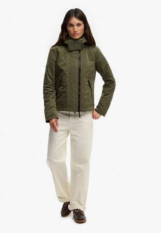 Veste mi-saison Superdry & Co en vert