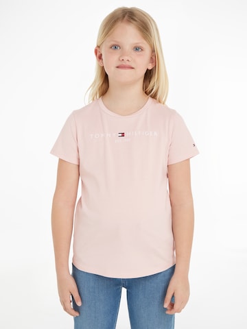 TOMMY HILFIGERregular Majica 'Essential' - roza boja: prednji dio