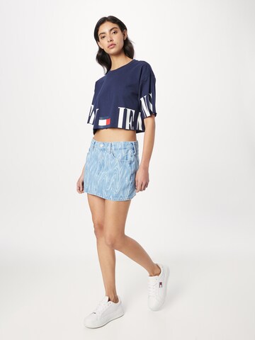 Tommy Jeans Rok in Blauw