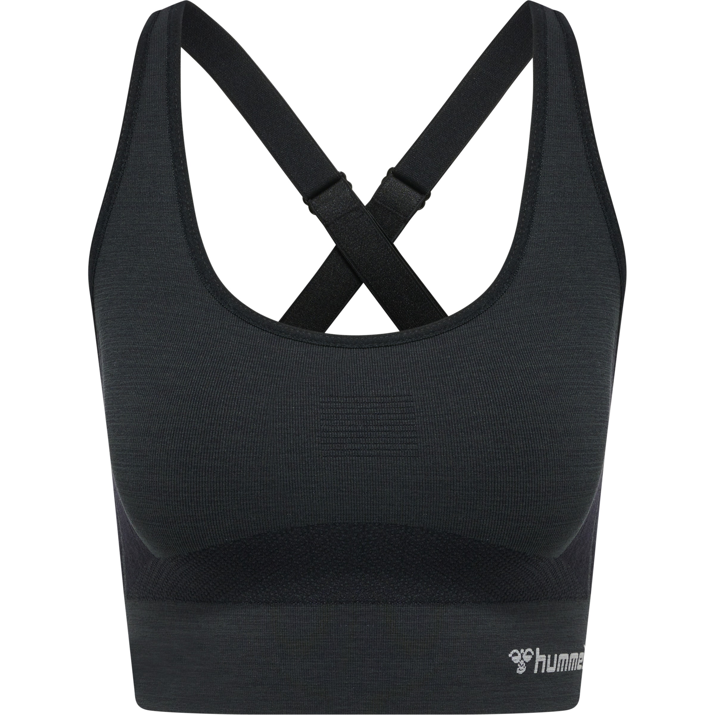 Hummel Bustier Sportsoverdel i sort: forside