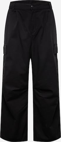 Carhartt WIPLoosefit Cargo hlače 'Cole' - crna boja: prednji dio