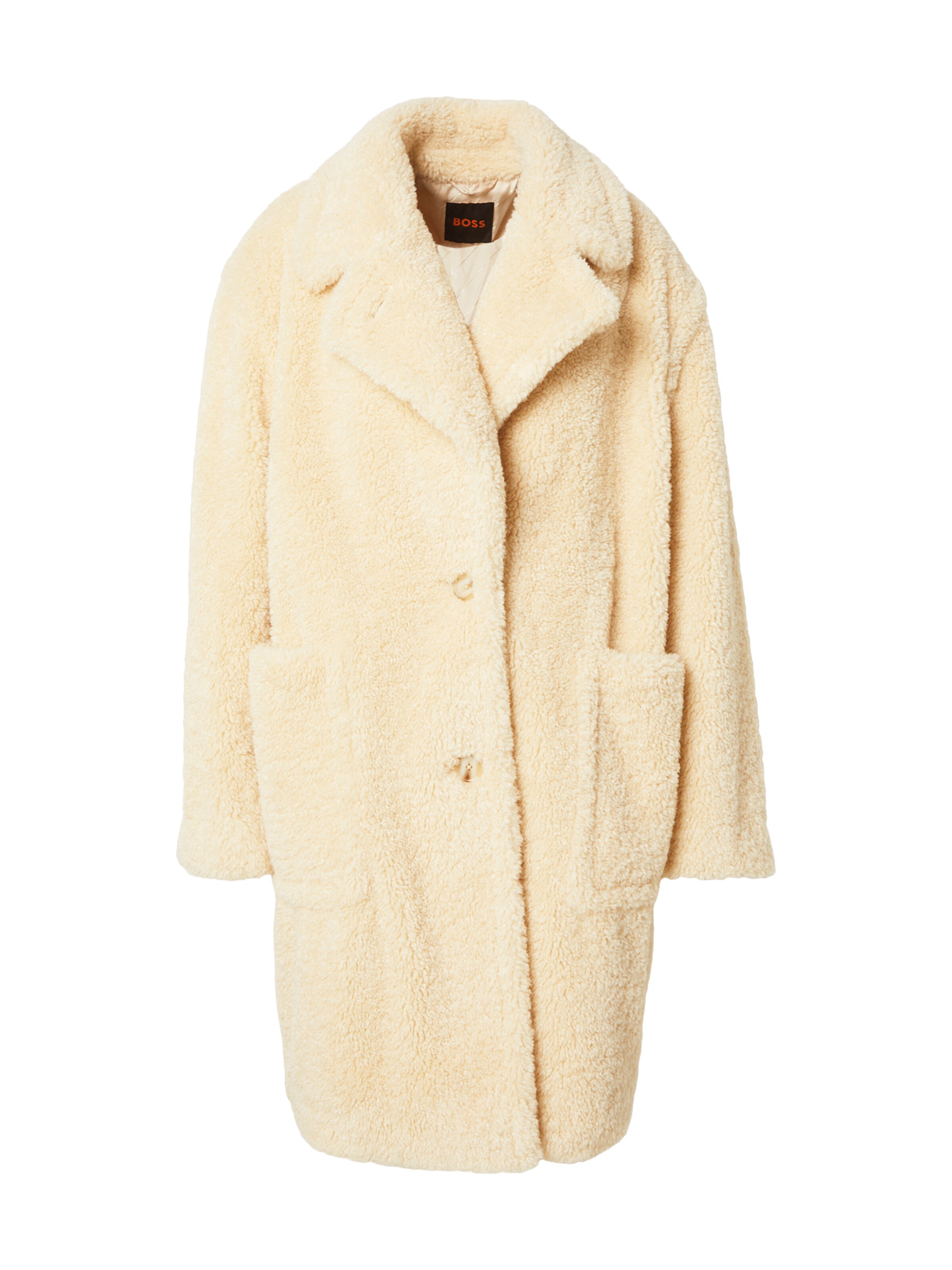 BOSS Mantel 'C_Catedy' in XS in beige, Produktansicht
