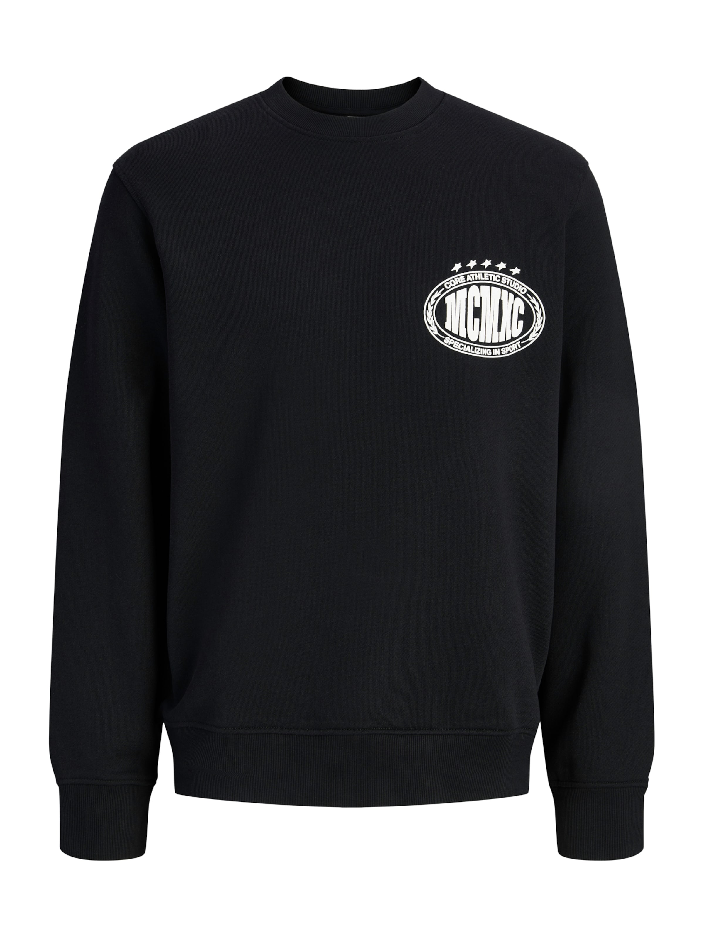 JACK & JONES - Sweatshirt 'JCOFADE' em preto: frente