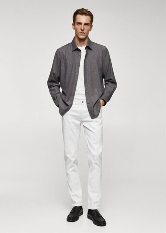 Regular Jeans 'Janl' de la MANGO MAN pe alb