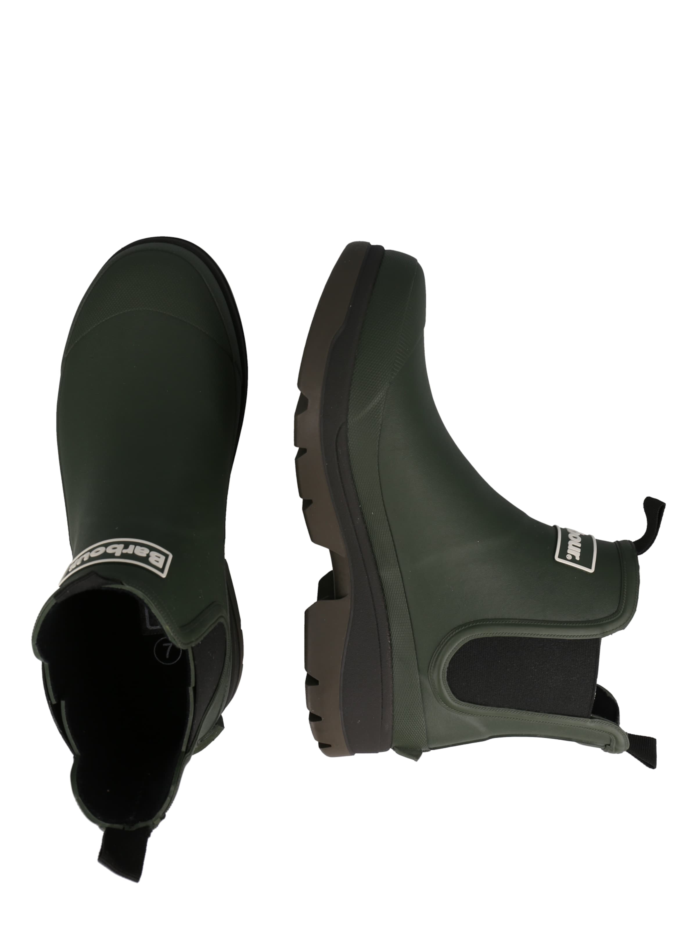 Barbour Chelsea škornji 'Nimbus' | zelena barva