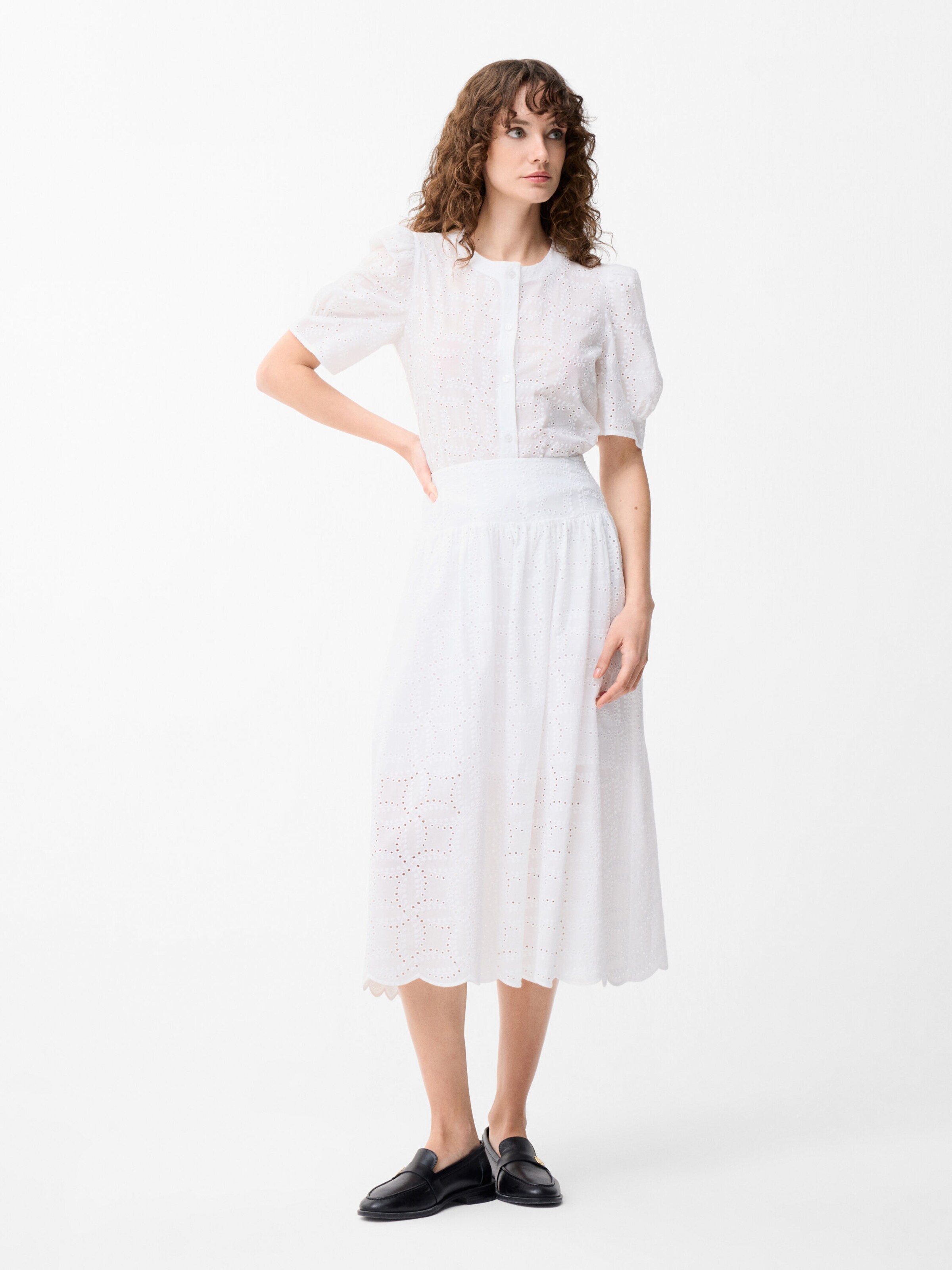 Jupe adl en blanc