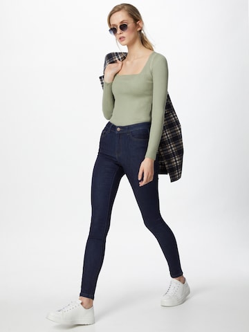 VILA Skinny Jeans in Blau